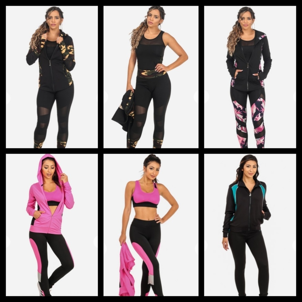 3 pc work out suits